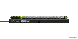 hololive x Realforce GX1 Shishiro Botan Keyboard keyboard image