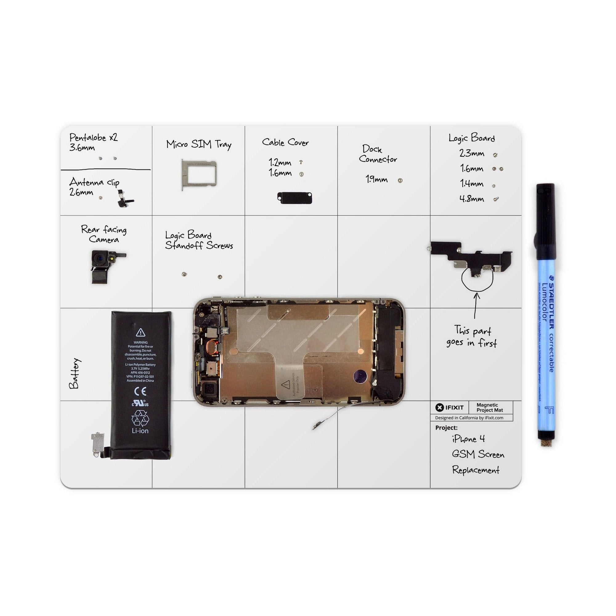 iFixit Pro Magnetic Project Mat MK01XIJTJ2 |73330|