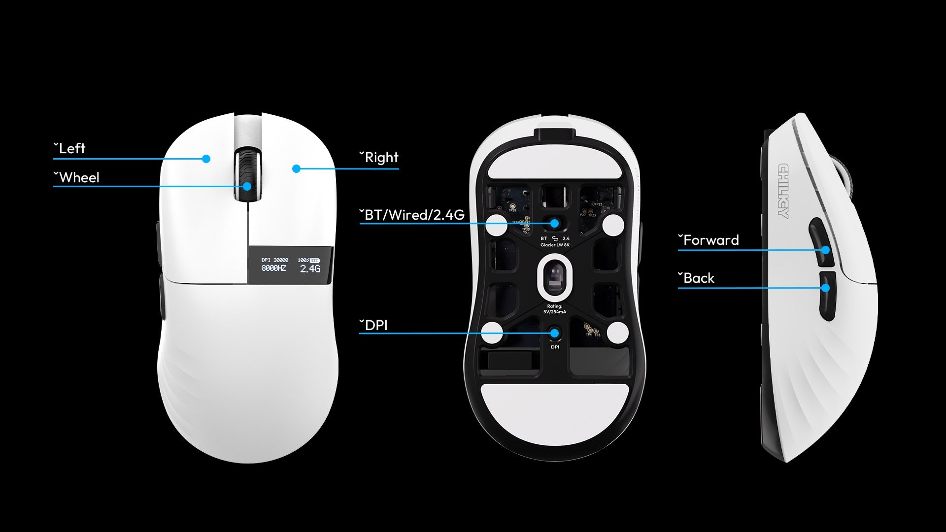 Chilkey LW 8K M * Wireless Mouse MKUZVX16QY |73739|