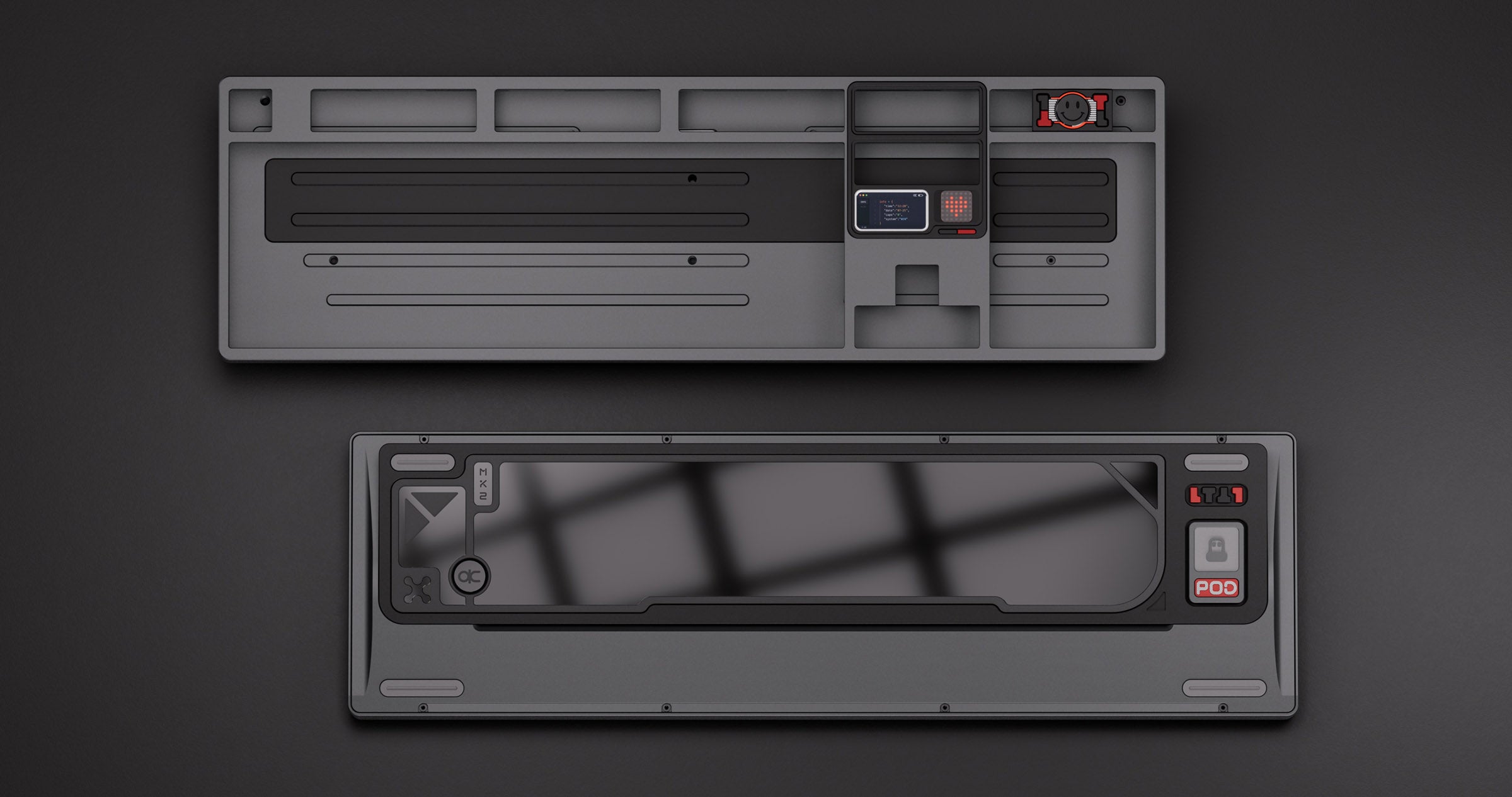 Qwertykeys QK101 * WK Aluminum Barebones Wireless DIY Keyboard Kit MKRW8Z1G43 |24145|