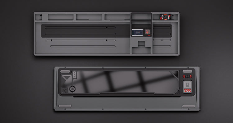 Qwertykeys QK101 * WK Aluminum Barebones Wireless DIY Keyboard Kit MKRW8Z1G43 |24145|