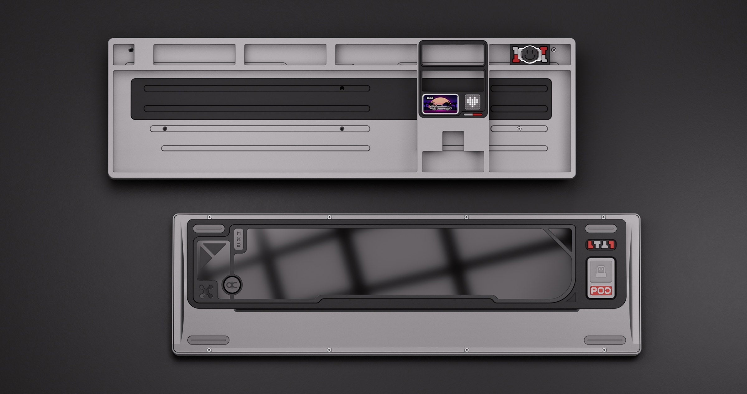 Qwertykeys QK101 * WK Aluminum Barebones Wireless DIY Keyboard Kit MKRW8Z1G43 |24149|