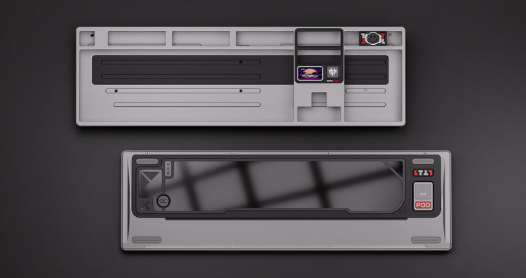 Qwertykeys QK101 * WK Aluminum Barebones Wireless DIY Keyboard Kit MKRW8Z1G43 |24149|