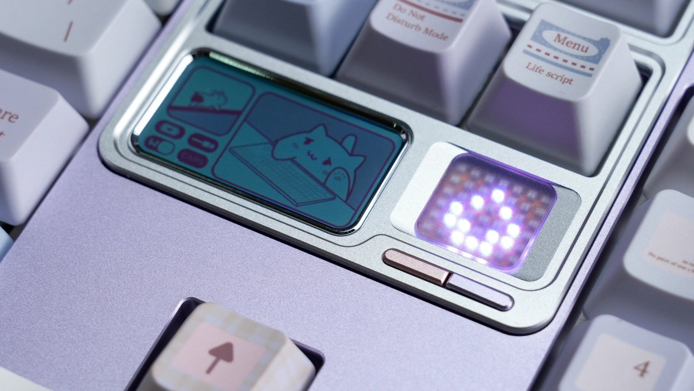 Qwertykeys QK101 WK Aluminum Barebones Wireless DIY Keyboard Kit keyboard image