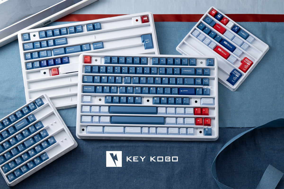 Key Kobo R.W.B. Cherry Profile Double Shot ABS Keycap Set