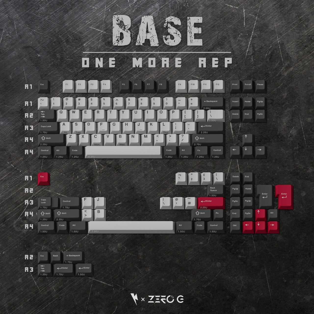Key Kobo One More Rep Keycap Set MK0TCKY5CI |0|