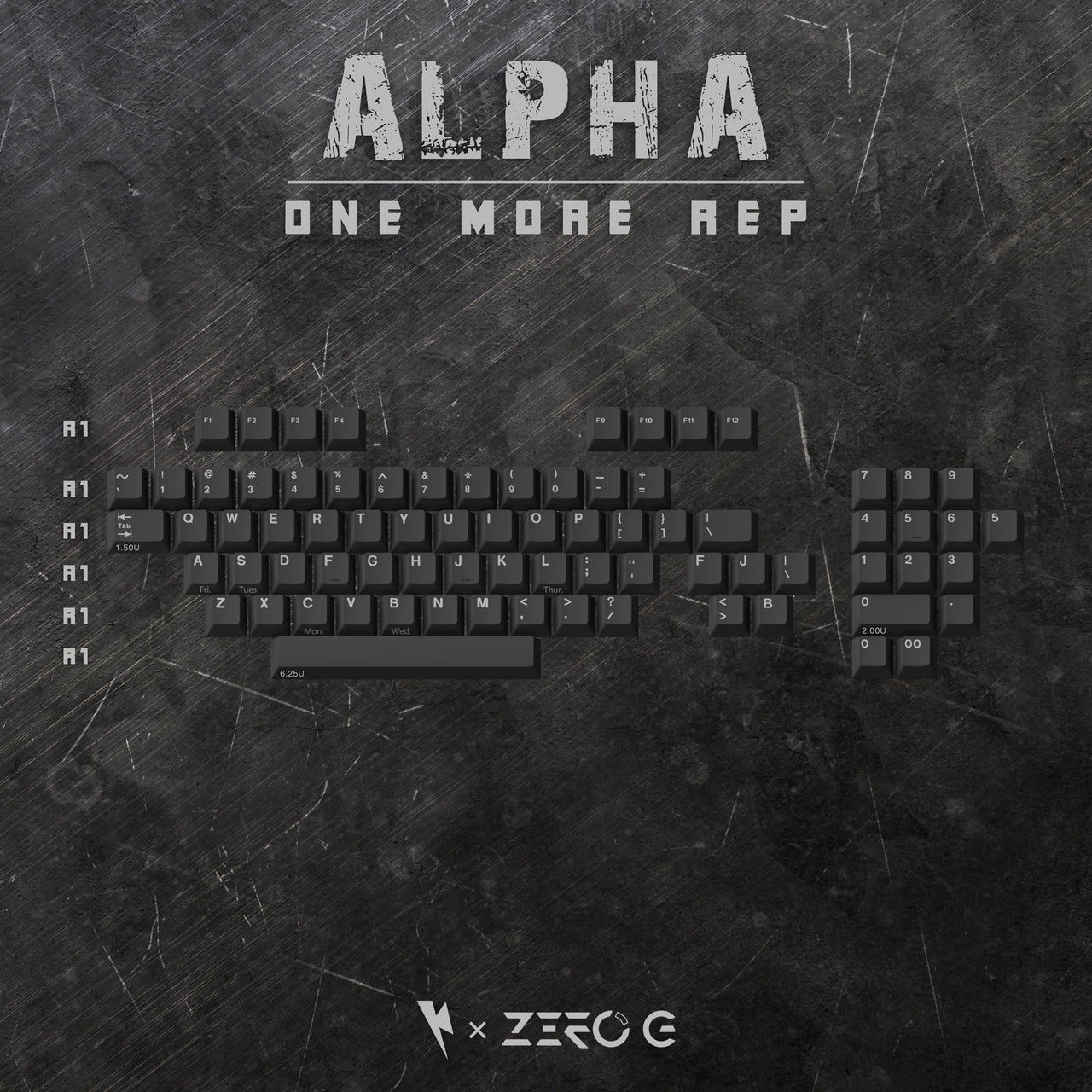 Key Kobo One More Rep Keycap Set MK0TCKY5CI |24381|