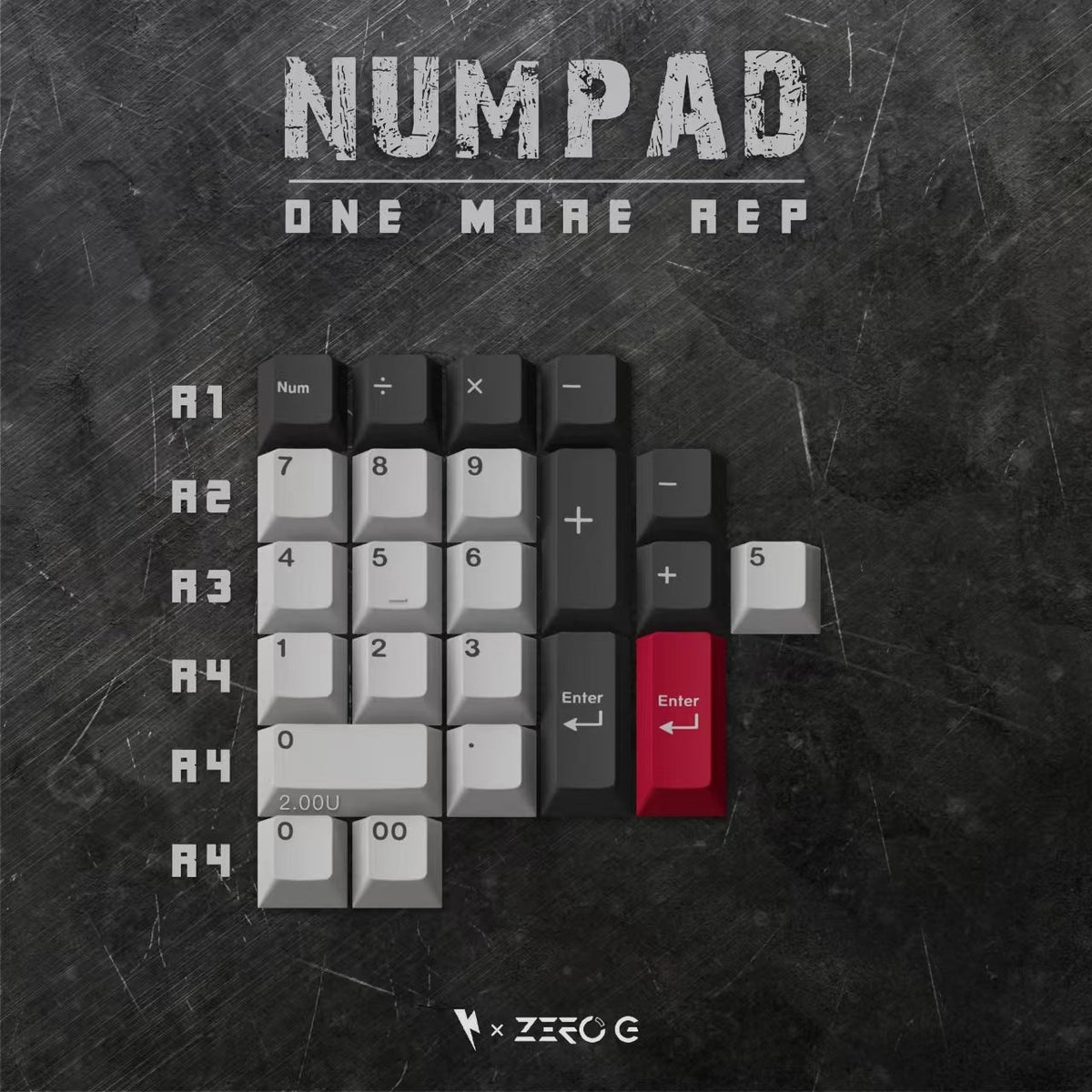Key Rep Key Kobo One More Rep Keycap Set