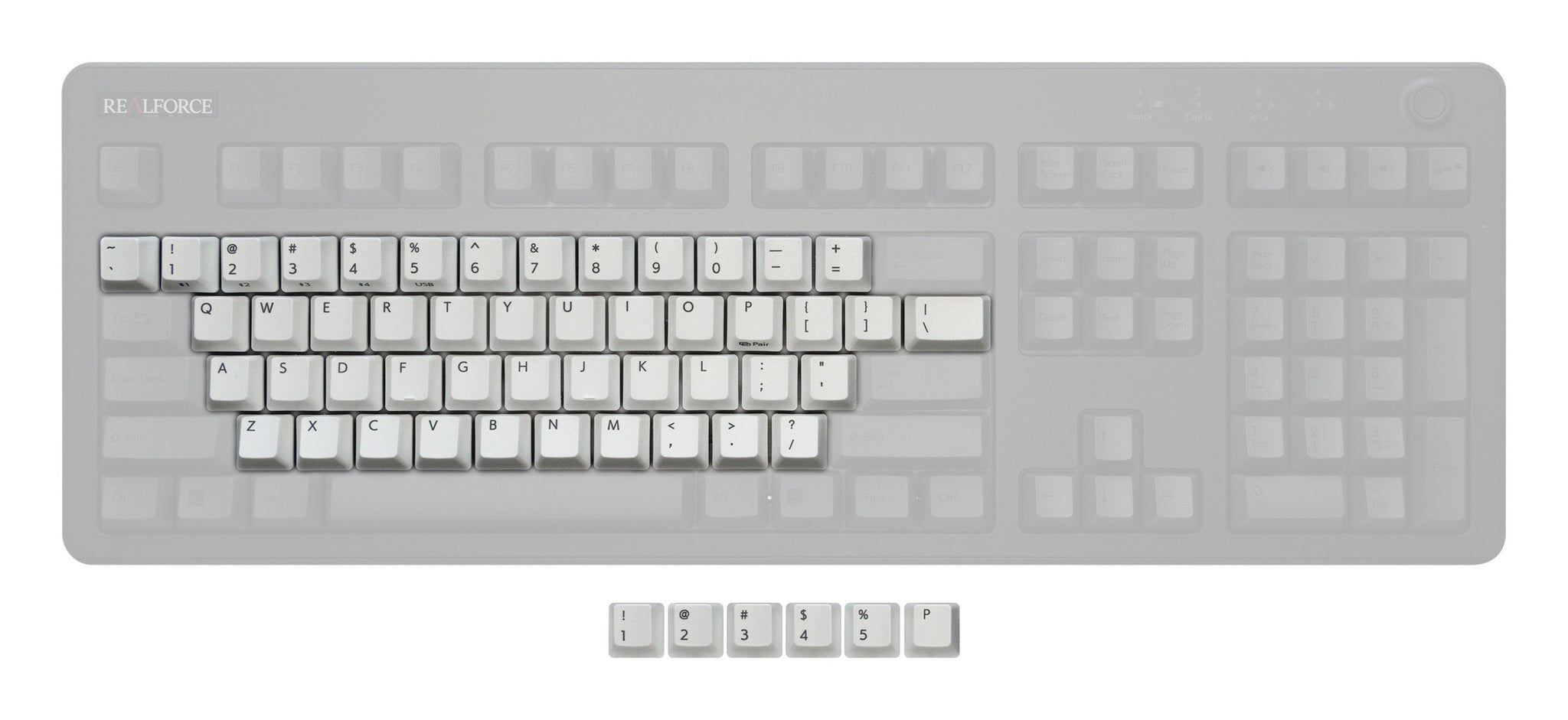 Topre Realforce R3 Keycap Set MKMAATSQ4G |24438|