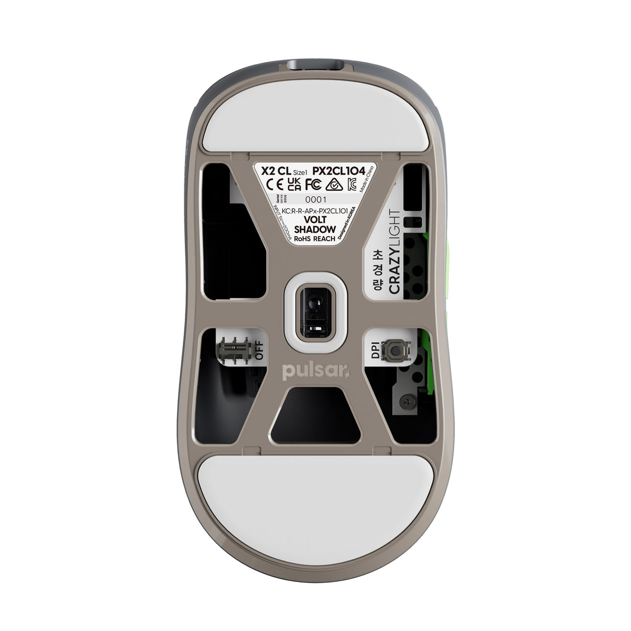 Pulsar X2 CrazyLight Wireless 8K Mouse MKROS2L77L |73898|