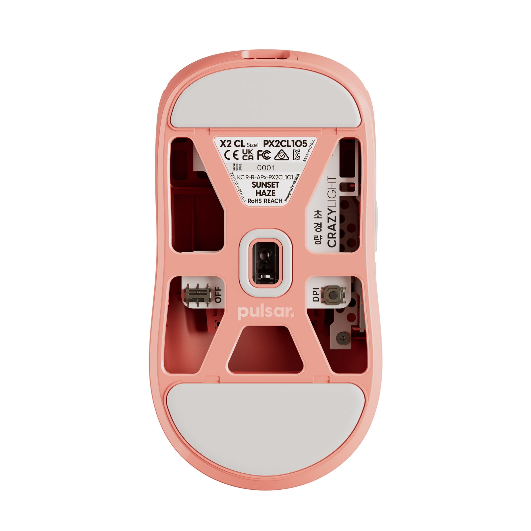 Pulsar X2 CrazyLight Wireless 8K Mouse MKROS2L77L |73906|
