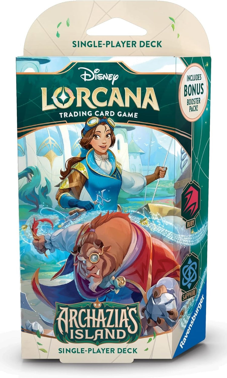 are lorcana starter decks worth it Disney Lorcana Archazia's Island Starter Deck An Inventive Pair Ruby /
