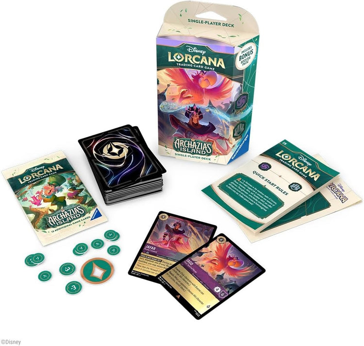 amethyst steel lorcana starter deck Disney Lorcana Archazia's Island Starter Deck Feared and Feathered Ame