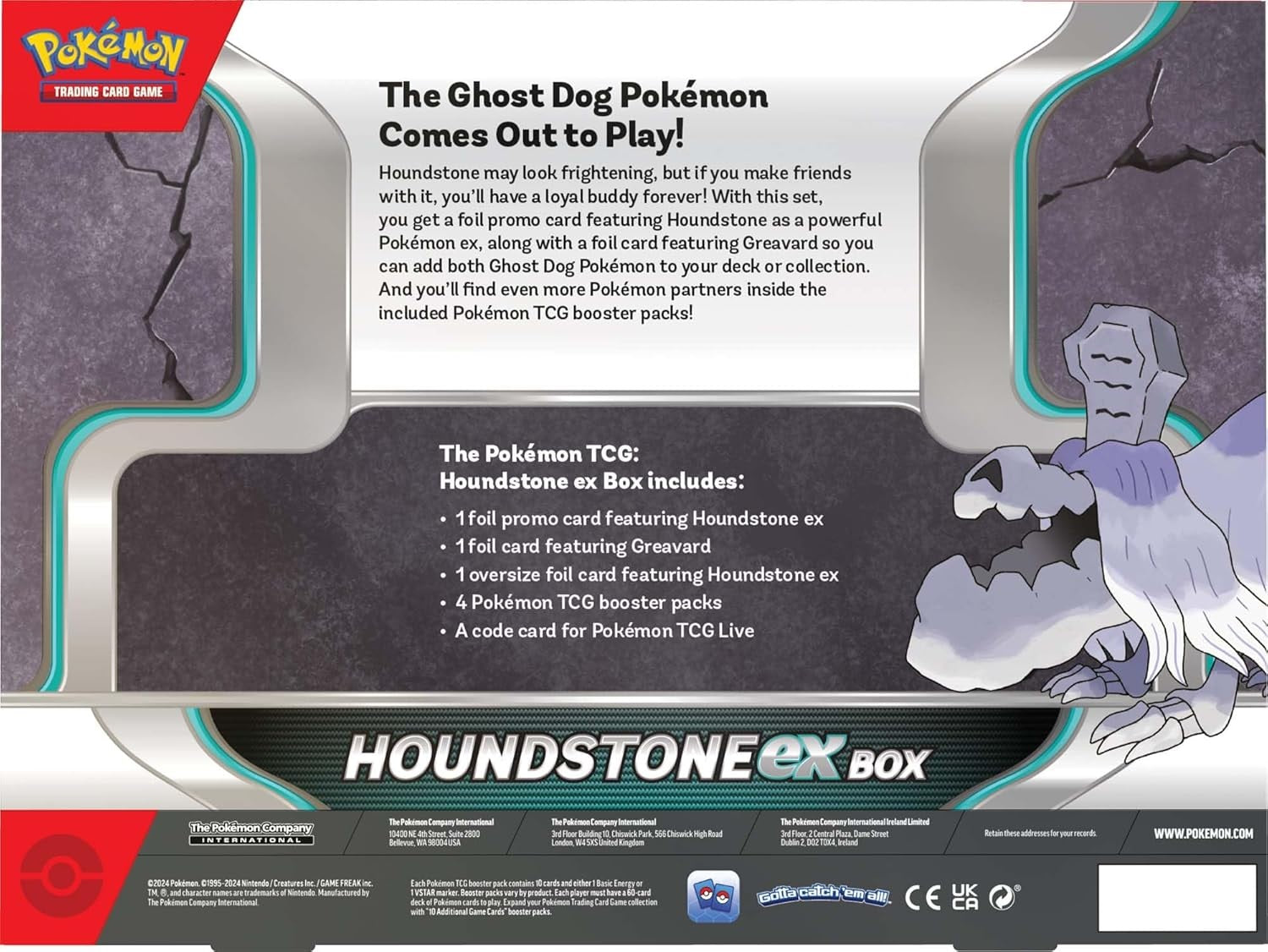 houndstone ex pokemon card value | 102/197 | Double Rare | Obsidian Flames Pokemon TCG NM Weakness / Resistance / Retreat Cost Pokmon TCG: Houndstone ex Box