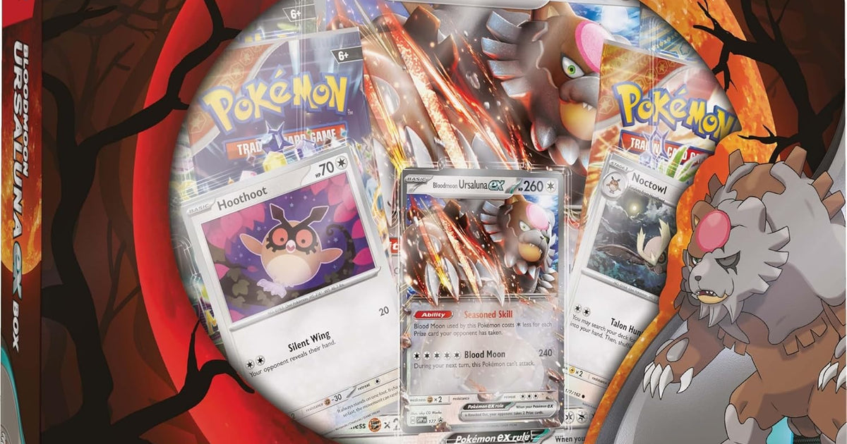 Pokemon Bloodmoon Ursaluna ex Box Pokemon Bloodmoon Ursaluna ex Box