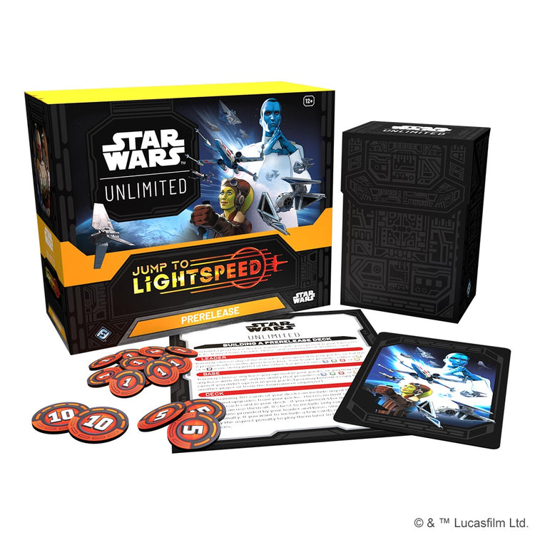 Star Wars Unlimited Jump to Lightspeed Prerelease Box Star Wars Unlimited Jump to Lightspeed Prerelease Box