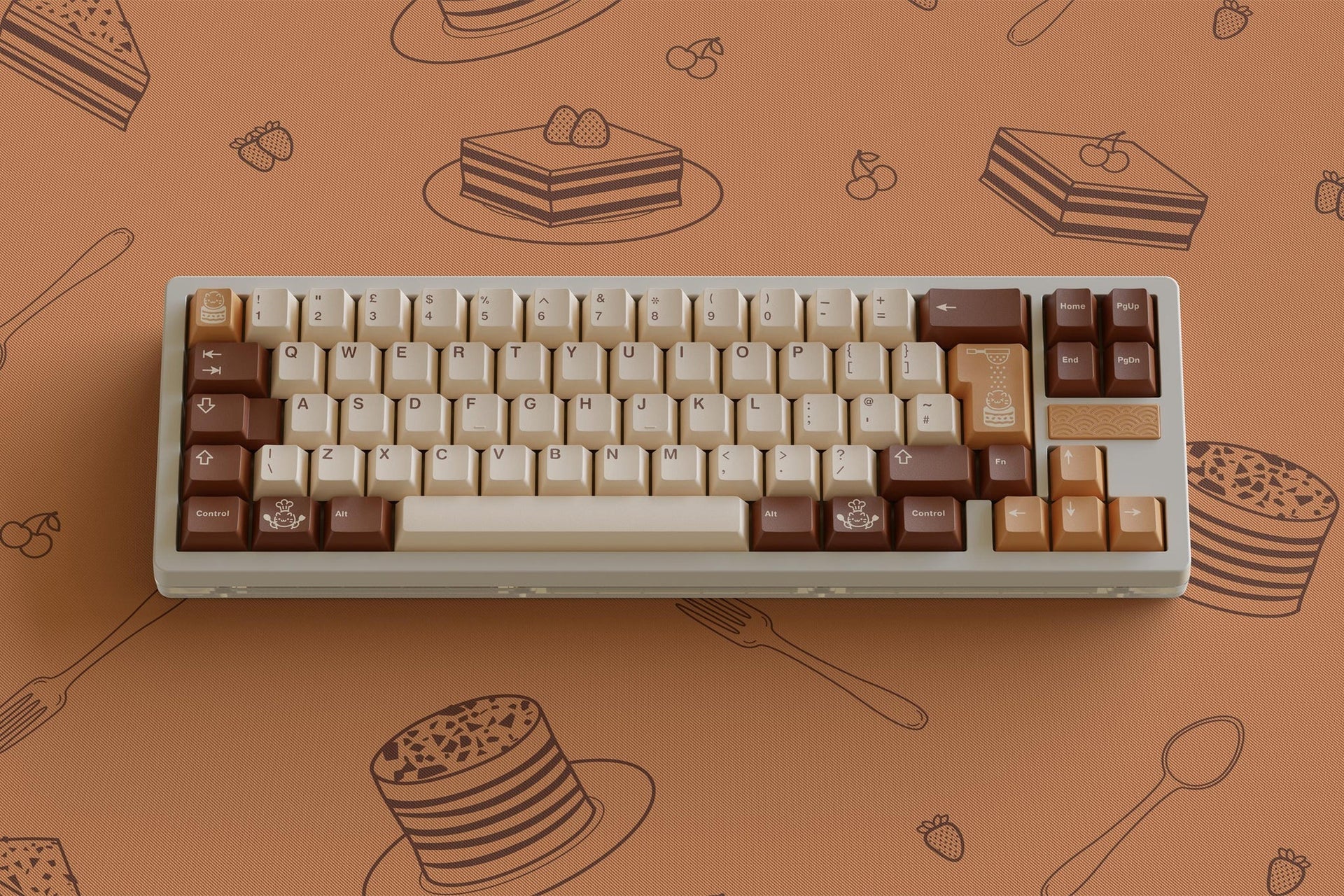 GMK Tiramisu Keycap Set MK8LHI0AWH |74054|