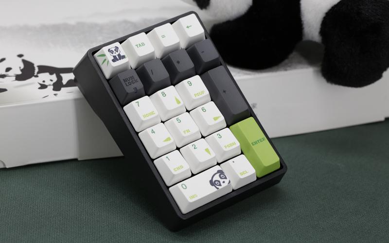 Varmilo VA21M Panda Numpad Dye Sub PBT Mechanical Keyboard keyboard image