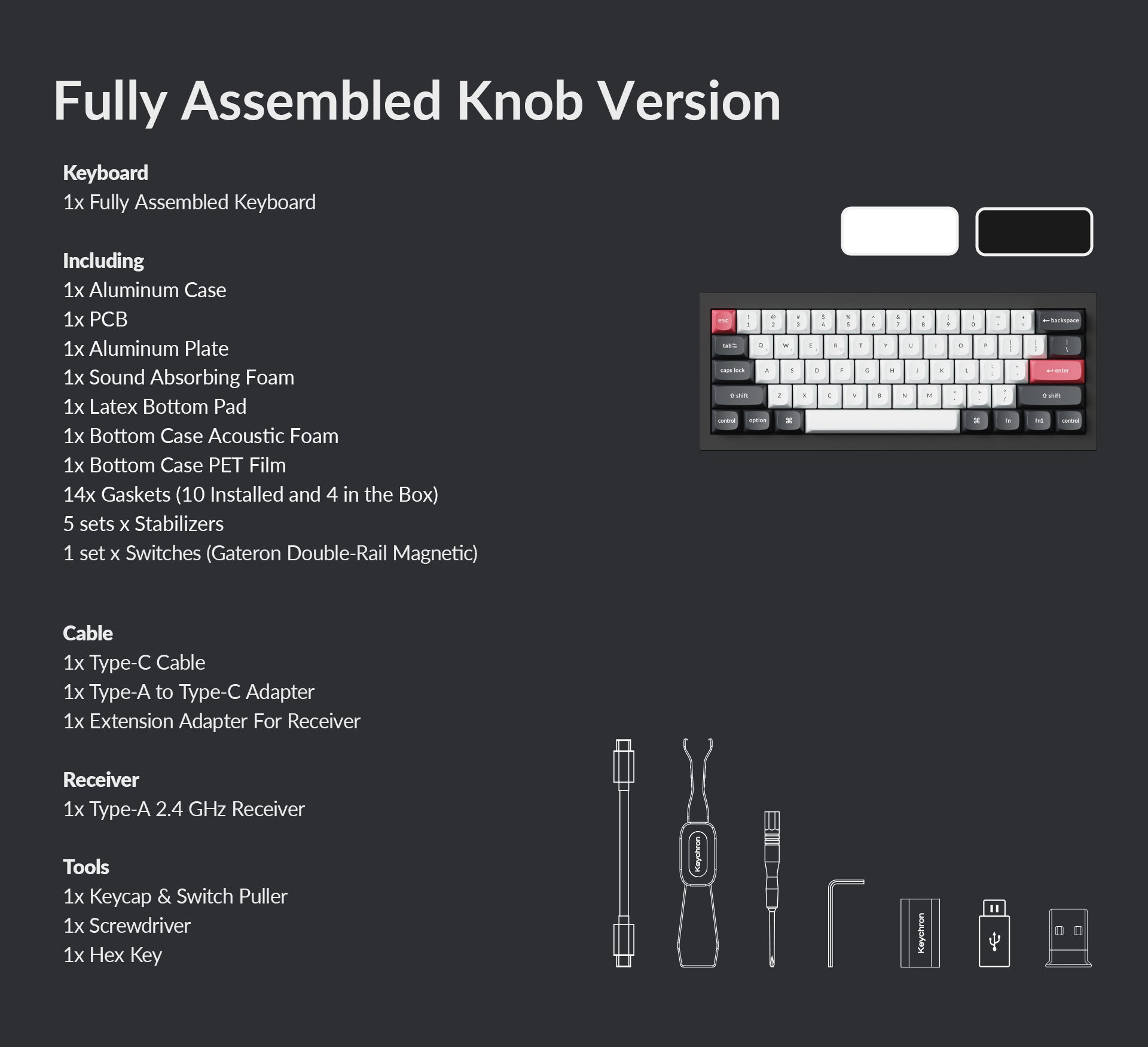 Keychron Q4 HE Aluminum Wireless Keyboard MK7MGW9M1A |75285|