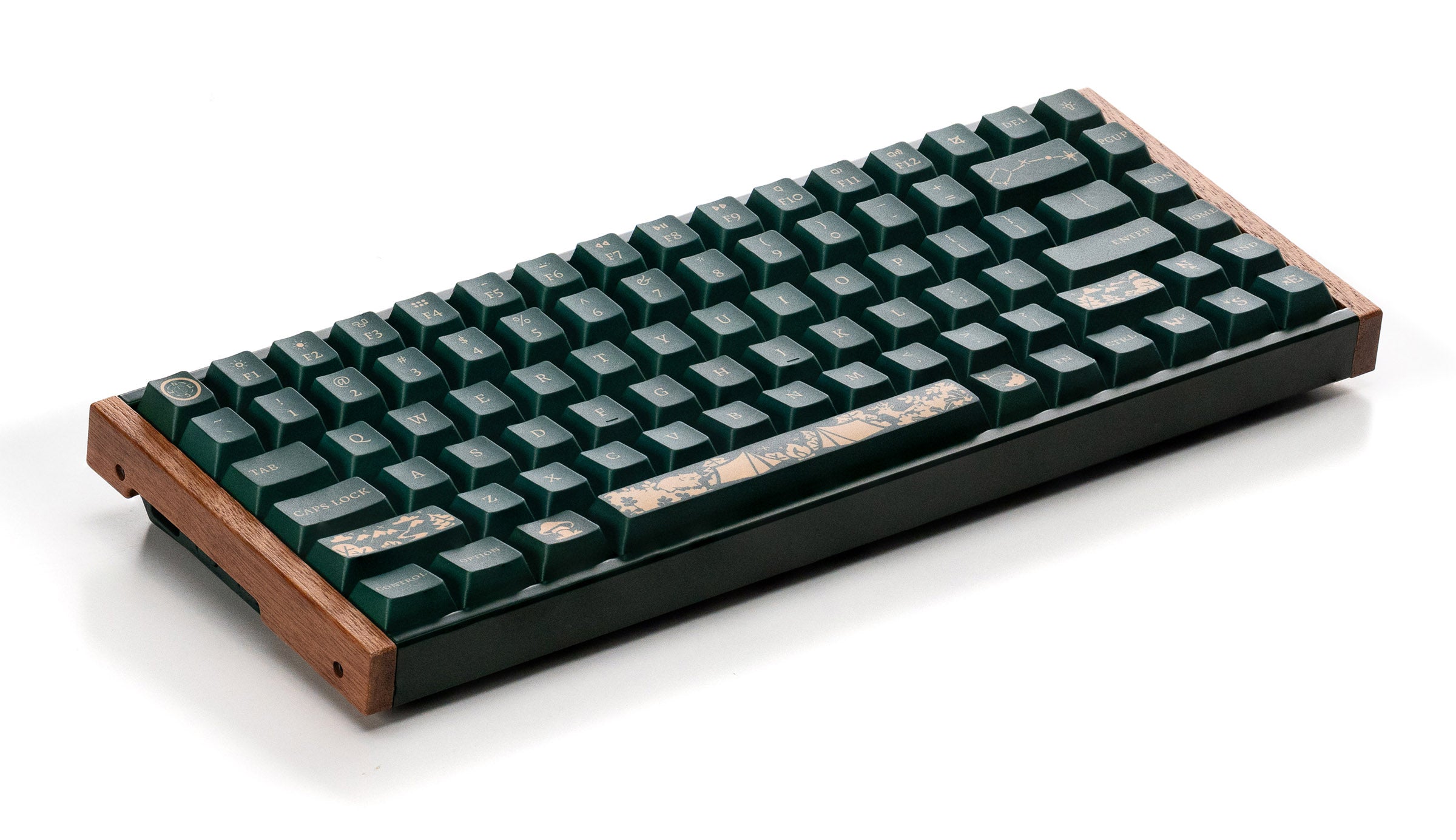 MK x Keychron K2 HE Special Edition Sylvan Hollow 75% Wood Wireless Keyboard keyboard image