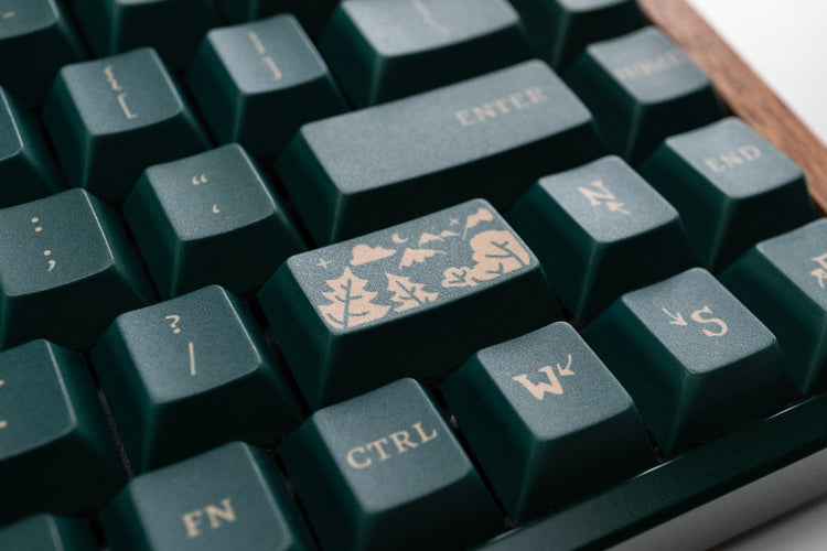 MK x Keychron K2 HE Special Edition Sylvan Hollow 75% Wood Wireless Keyboard MKU5FQCWZZ |77780|