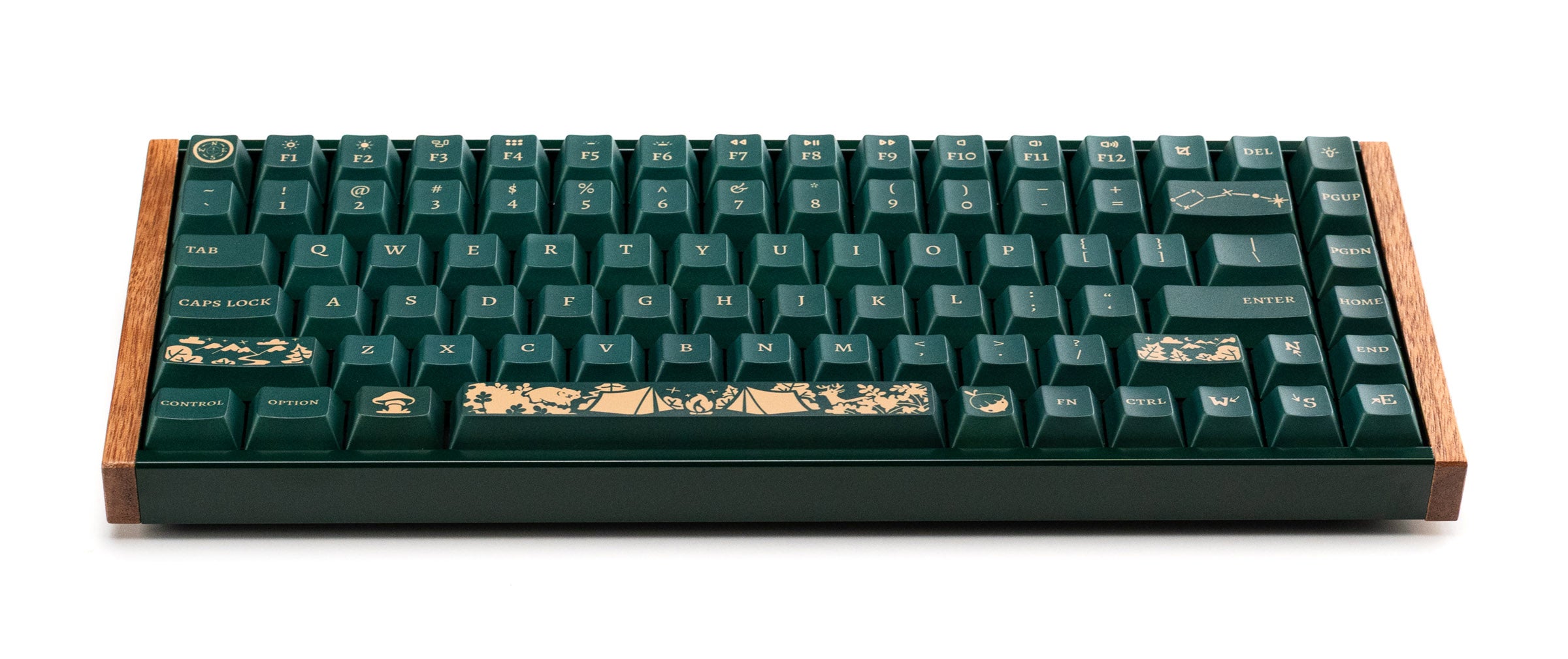 MK x Keychron K2 HE Special Edition Sylvan Hollow 75% Wood Wireless Keyboard MKU5FQCWZZ |77778|