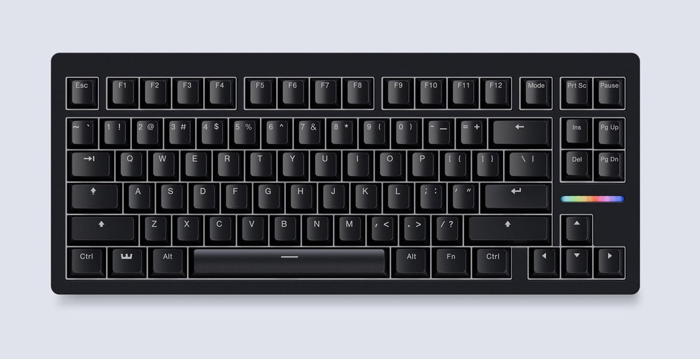 Wooting 80HE Magnetic 75% Hotswap RGB Keyboard MK8LGDSWW7 |25172|