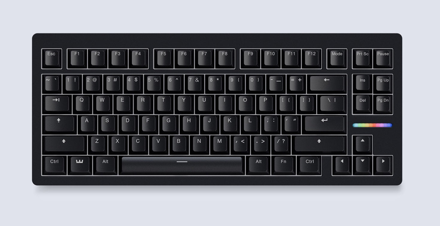 Wooting 80HE Magnetic 75% Hotswap RGB Keyboard MK8LGDSWW7 |25172|