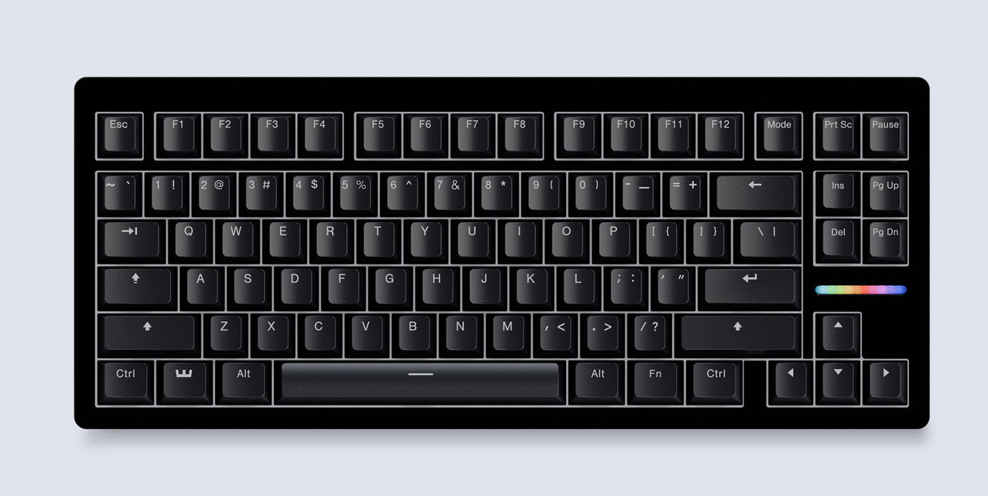 Wooting 80HE Magnetic 75% Hotswap RGB Keyboard MK8LGDSWW7 |25174|