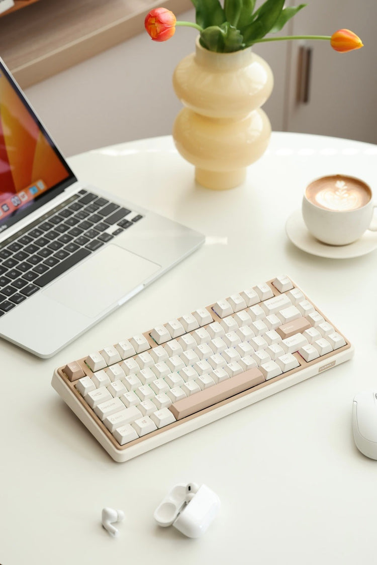 Varmilo Minilo VXT67 Latte 65% Wireless Hotswap RGB Keyboard MKWSA0JHIT |77579|