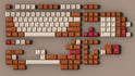 GMK Harvest Cherry Profile Double Shot ABS Keycap Set MKL0QTF30K |0|