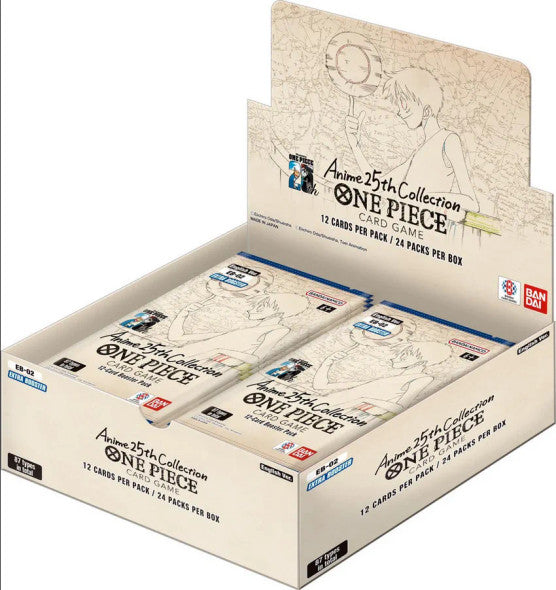 One Piece TCG Anime 25th Collection (EB-02) Extra Booster Display One Piece TCG Anime 25th Collection (EB-02) Extra Booster Display