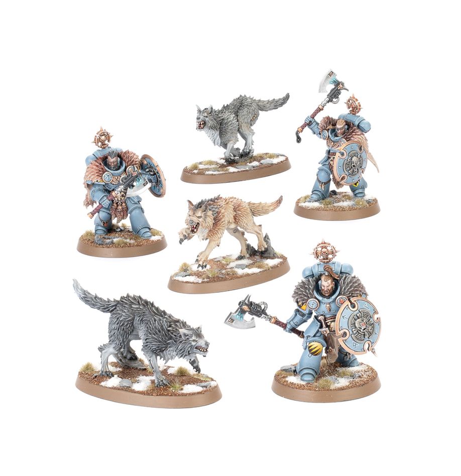 Warhammer 40000 Space Wolves Army Set MKSOMSPQVR |75741|