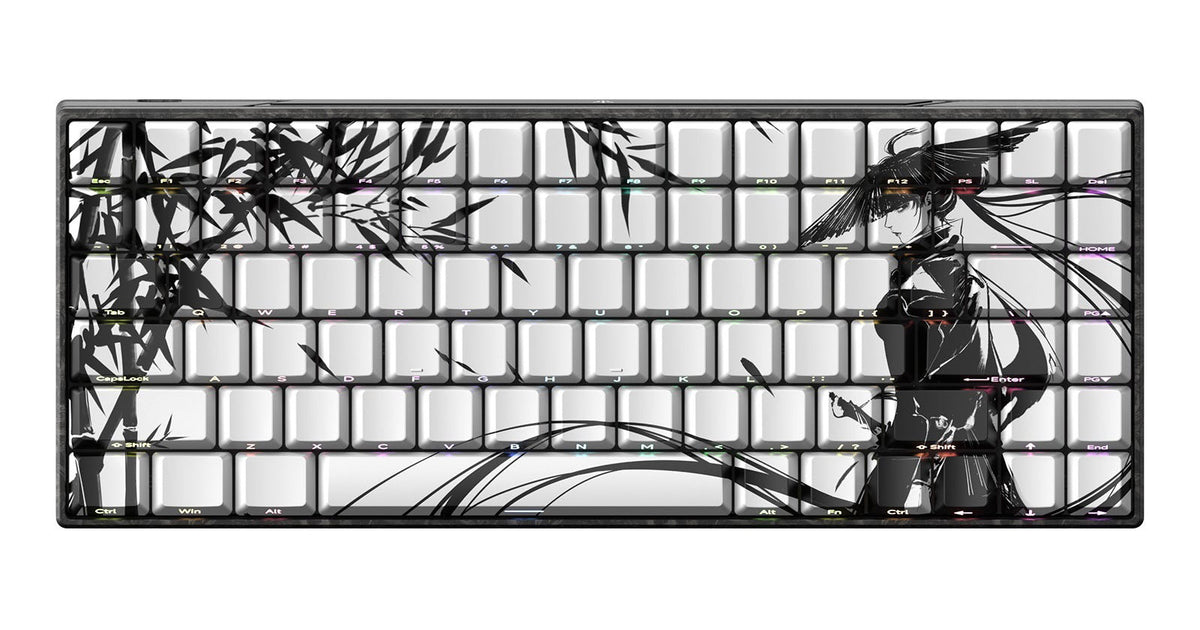WLMOUSE Ying75 HE 8K Forged Carbon Fiber RGB Keyboard