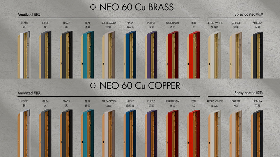 Neo60 Cu * Aluminum Barebones 60% Wireless DIY Keyboard Kit MKQYJLOMHF |75913|