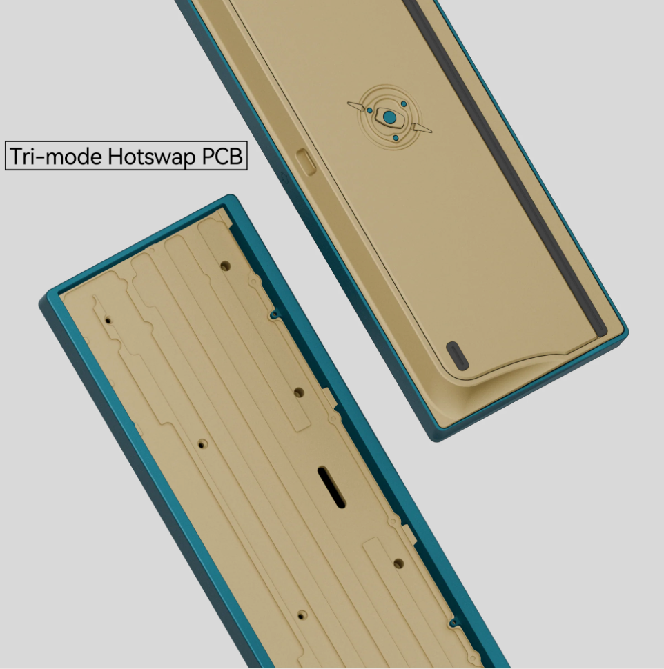 Neo60 Cu * Aluminum Barebones 60% Wireless DIY Keyboard Kit MKQYJLOMHF |25472|