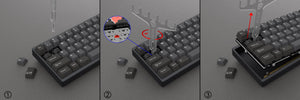 Neo60 Core Aluminum Barebones 60% Hotswap Wireless DIY Keyboard Kit MK3K9G7BTK |75951|