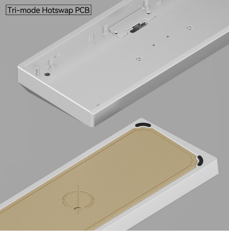 Neo60 Core Aluminum Barebones 60% Hotswap Wireless DIY Keyboard Kit MK3K9G7BTK |25491|