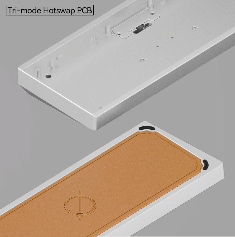 Neo60 Core Aluminum Plateless Barebones 60% Hotswap Wireless DIY Keyboard Kit keyboard image