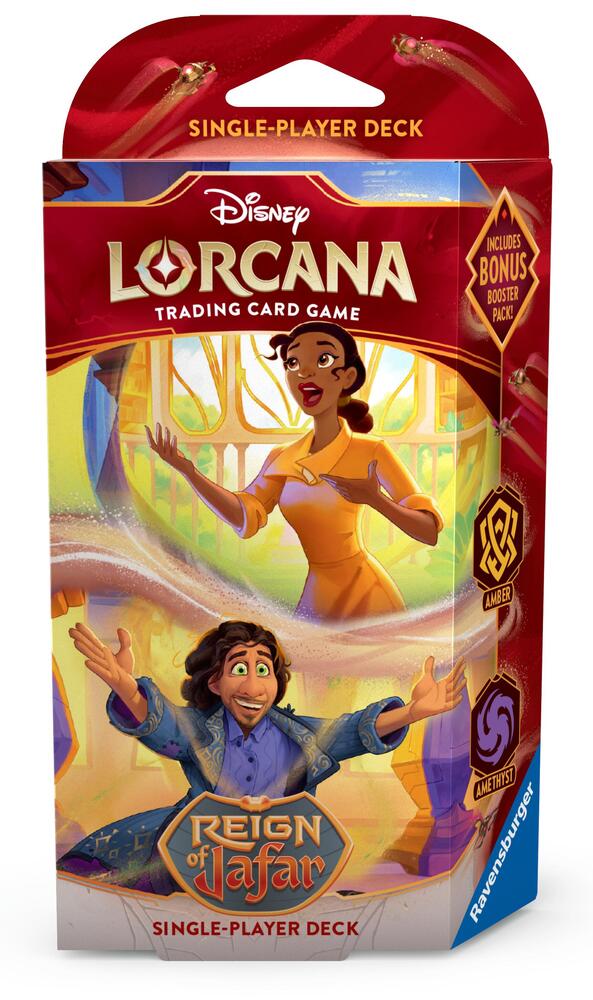 Disney Lorcana TCG Reign of Jafar Starter Amber / Amethyst Tiana and Bruno MKRN4PXXUX |0|