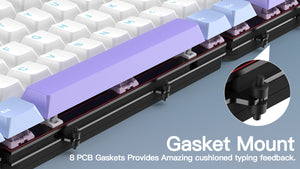 MK x WOBKEY Rainy 75 Pro Aluminum 75% Hotswap Wireless A-RGB Non-flex Cut Keyboard MKMW47H68E |76774|