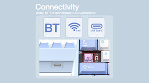 MK x WOBKEY Rainy 75 Pro Aluminum 75% Hotswap Wireless A-RGB Non-flex Cut Keyboard MKMW47H68E |76772|