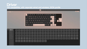 MK x WOBKEY Rainy 75 Pro Aluminum 75% Hotswap Wireless A-RGB Non-flex Cut Keyboard MKMW47H68E |76773|