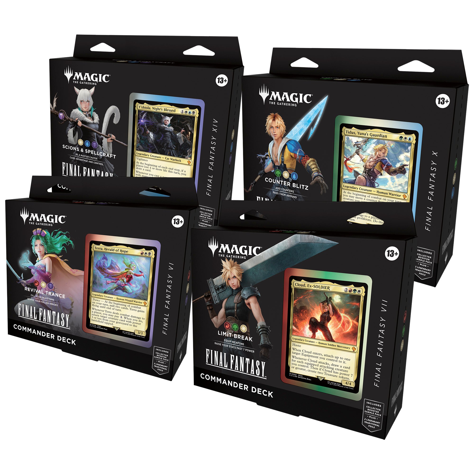 Magic : The Gathering - Final Fantasy Commander Deck (4ct) Magic : The Gathering - Final Fantasy Commander Deck (4ct)