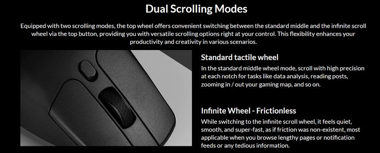 Keychron M6 * Wireless 8K Mouse MK6L8QXJHV |76088|