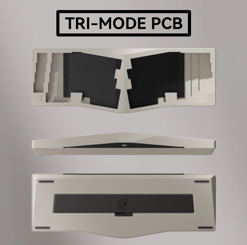 Neo Ergo * Aluminum Barebones 65% Alice DIY Keyboard Kit MKD5AY4JY1 |25912|