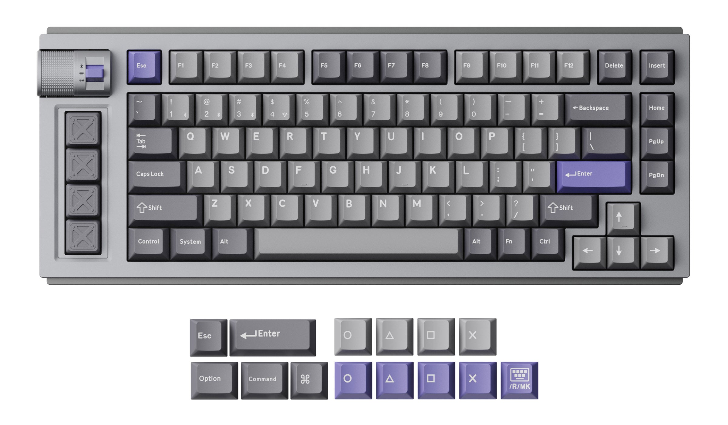 Lemokey L1 HE * Aluminum 75% RGB Keyboard MK1EYFWGEG |0|