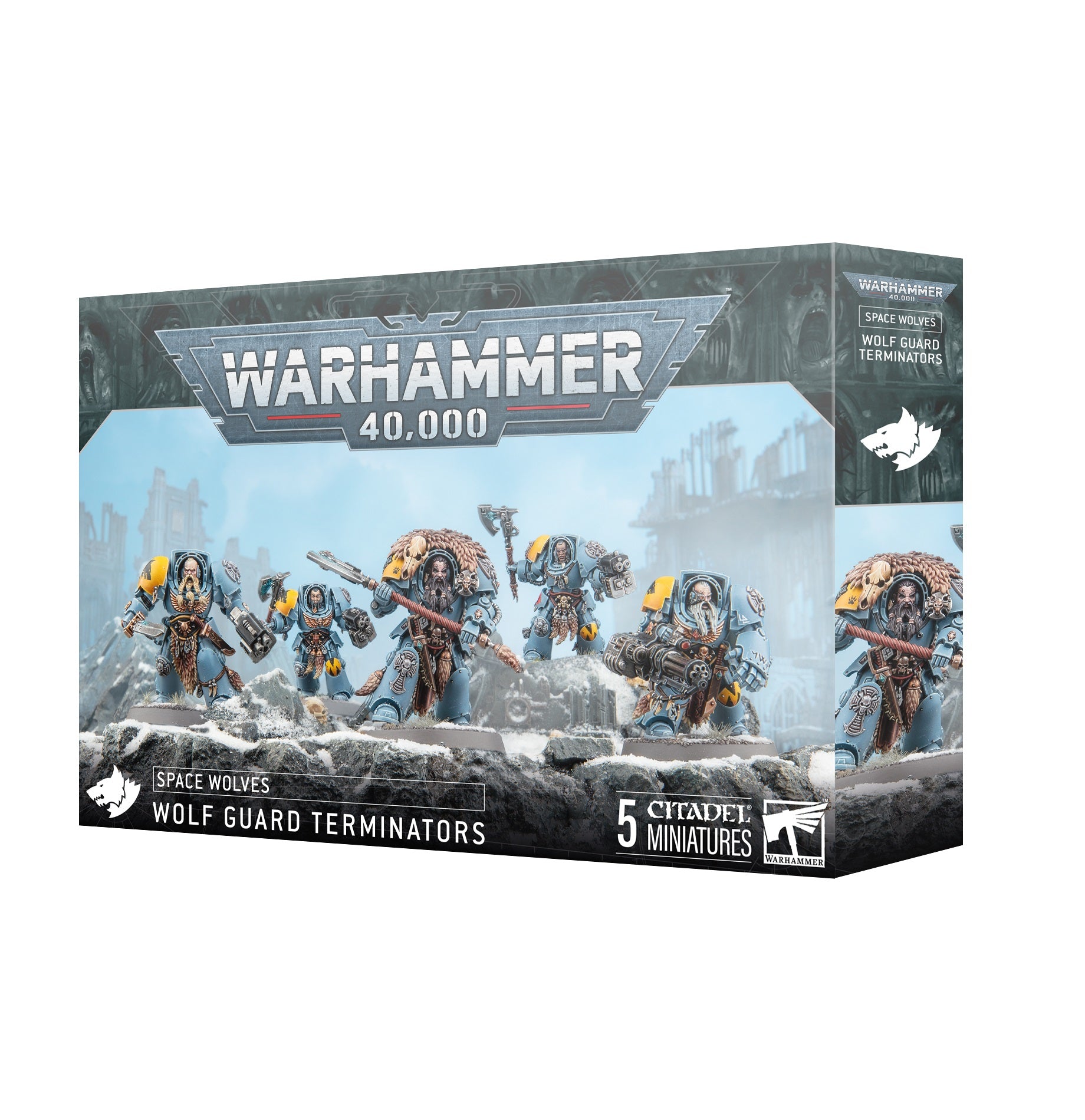 Warhammer 40000 Space Wolves Wolf Guard Terminators MK4DPHN9AU |0|