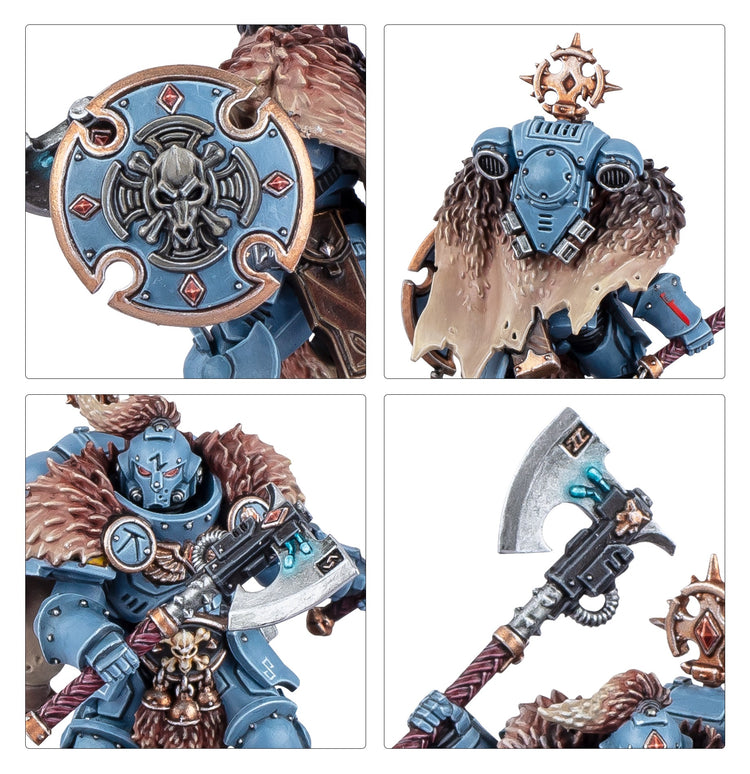 Warhammer 40000 Space Wolves Wolf Guard Headtakers MK32BM5KDS |76158|