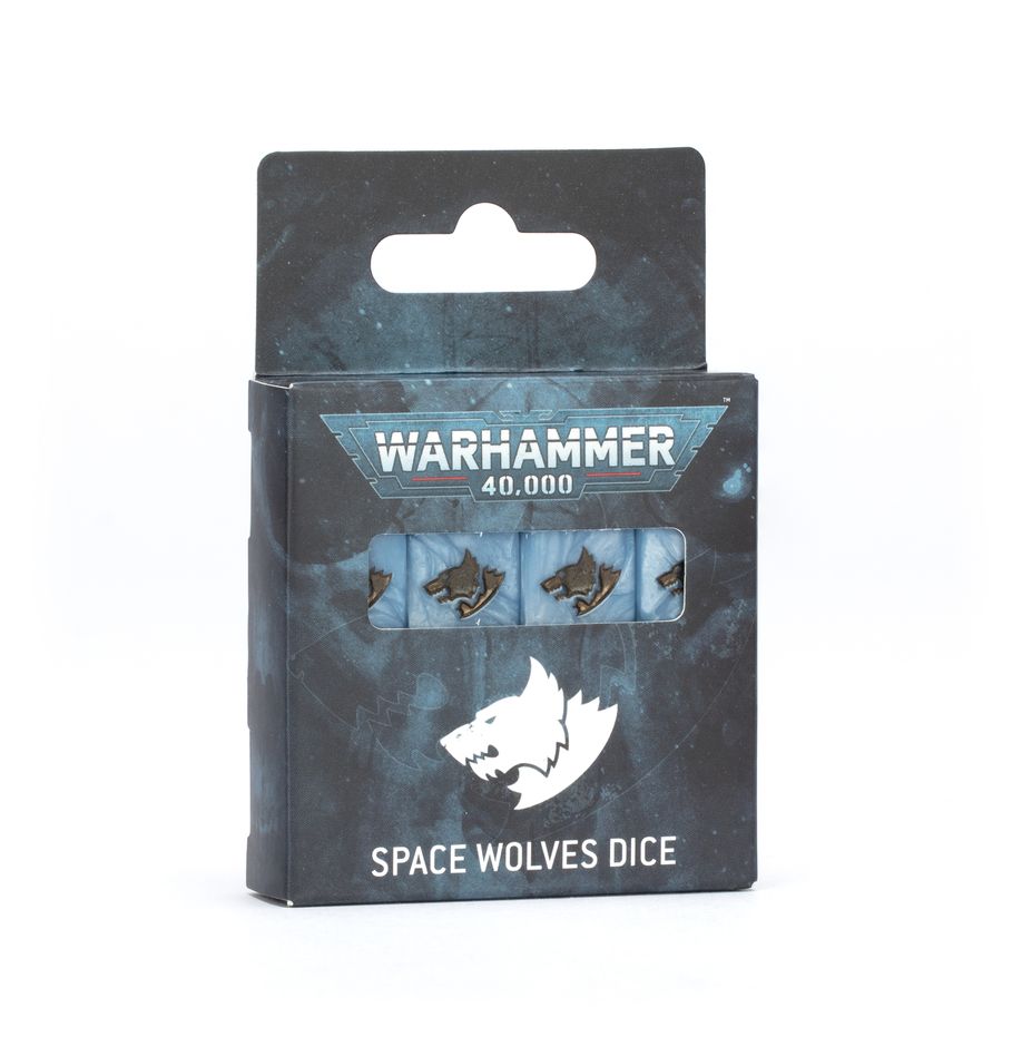 Warhammer 40,000 Space Wolves Dice MK2DTR4B0S |76167|